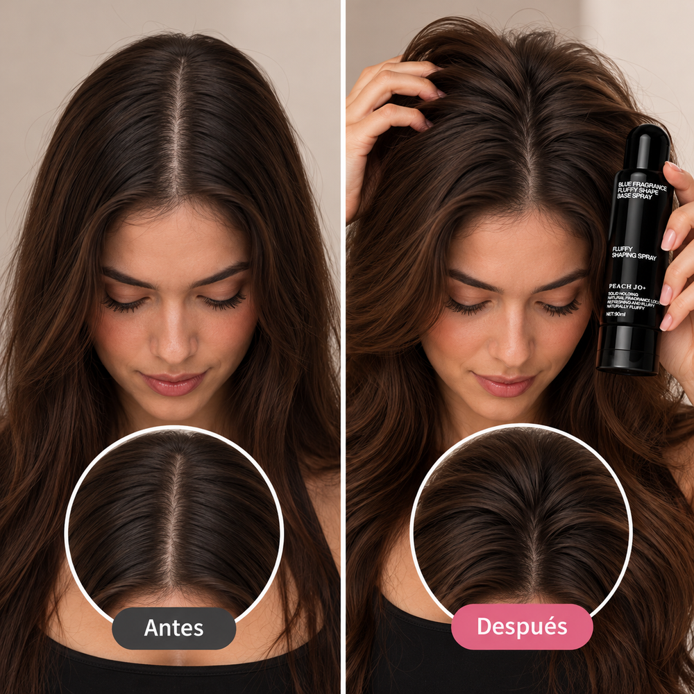 SORELLA™ Spray Voluminizador y Fijador: volumen en segundos sin dejar el cabello duro