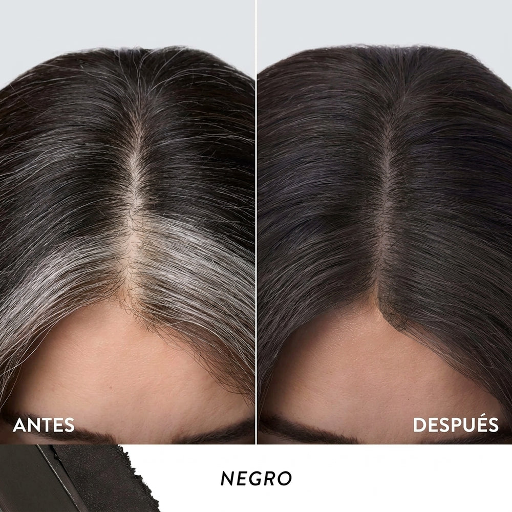 Crema y polvo para retocar raíces y cubrir cejas