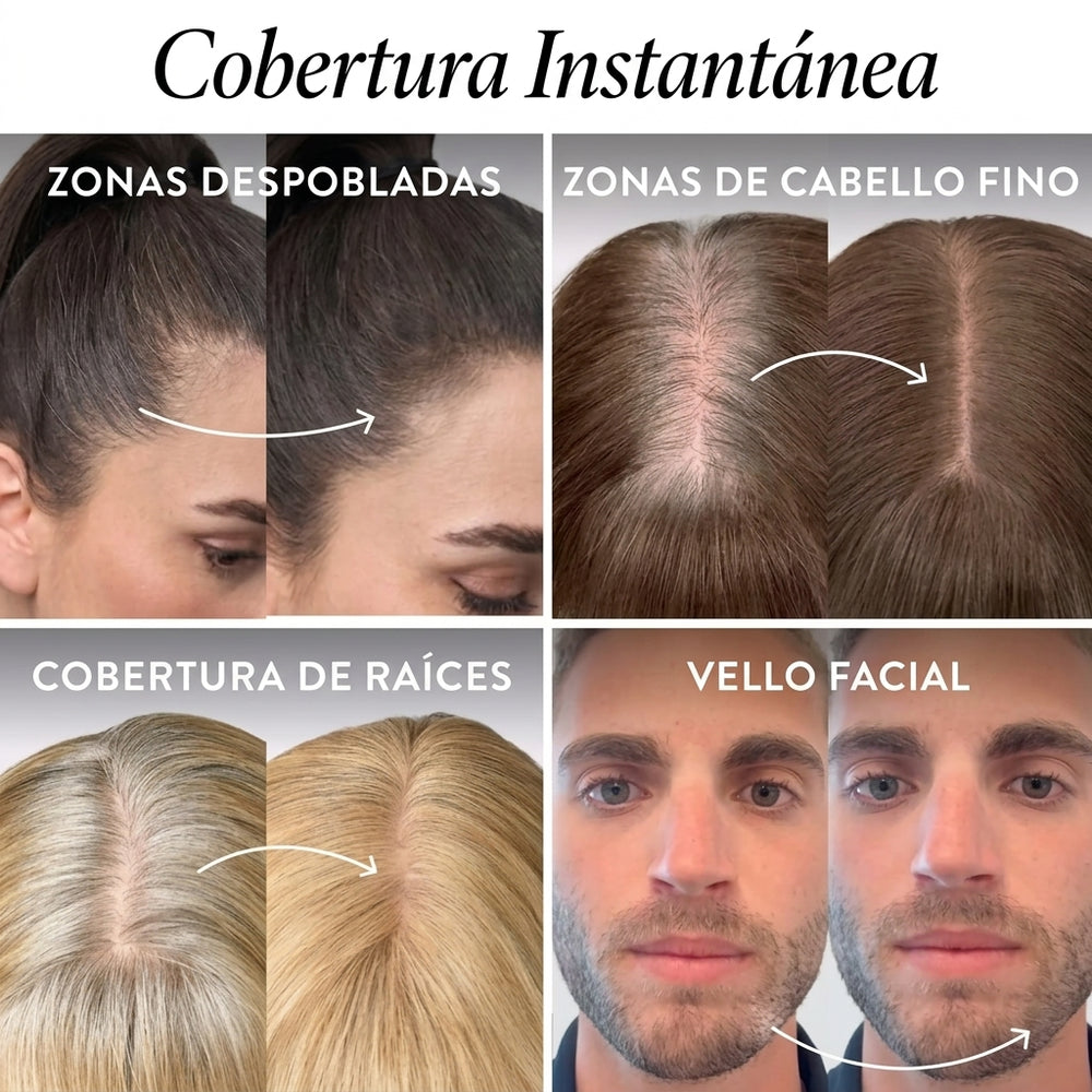Crema y polvo para retocar raíces y cubrir cejas