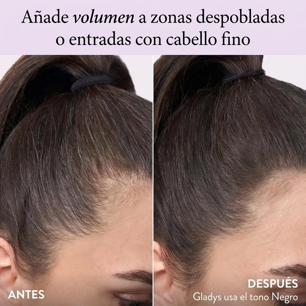 Crema y polvo para retocar raíces y cubrir cejas
