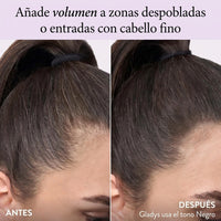 Crema y polvo para retocar raíces y cubrir cejas