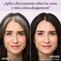 Crema y polvo para retocar raíces y cubrir cejas